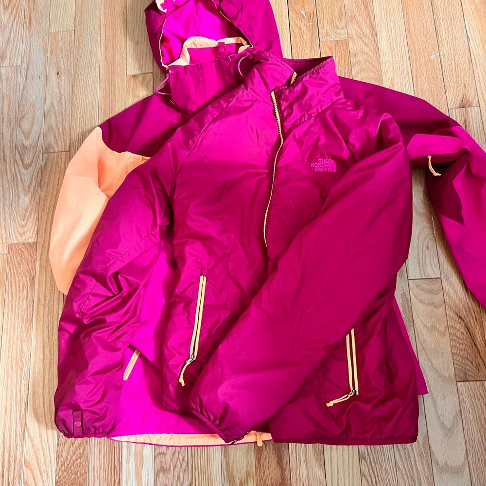 The North Face Magenta and Peach Jacket